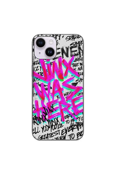 OEM Θήκη συμβατή με Apple iPhone 15, από σιλικόνη gel TPU, μοντέλο Jinx Was Here
