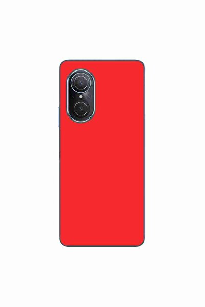 OEM Case compatible with Huawei Nova 9 SE Silicone Gel Tpu Model Matte Color Red