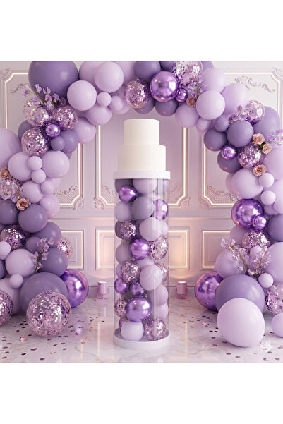 GOLDCENTER PVC PASTA SÜTUNU VE 100 LÜ BALON ZİNCİRİ