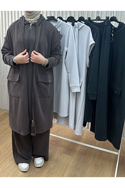 Sundussaracmoda Oysho comfort three-piece set brown