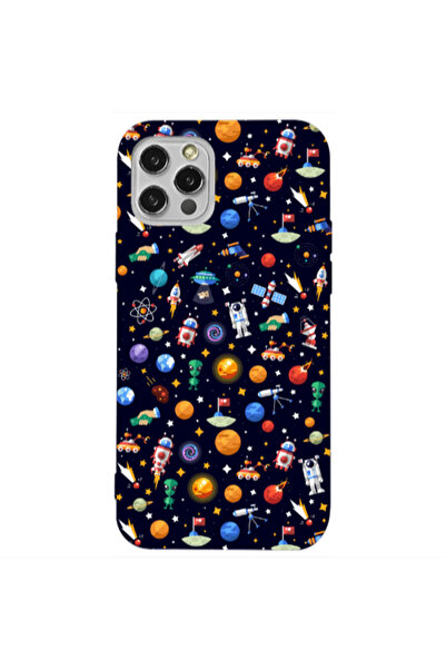 Other Apple iPhone 12 Pro Small planets Transparent Silicone TPU Θήκη