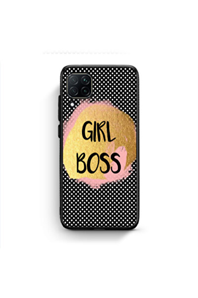 Other Huawei P40 Lite Girl boss make up Black Glossy Θήκη
