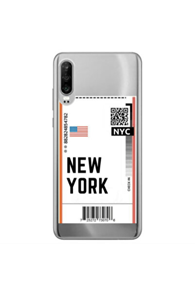 Other Huawei P30 New York NYC Transparent Silicone TPU Θήκη