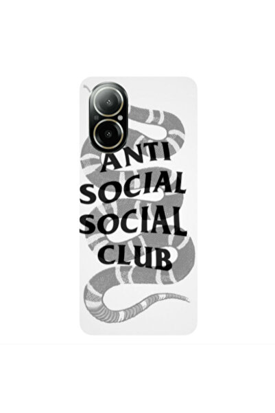 Other Realme C67 Social club Transparent Silicone TPU Θήκη