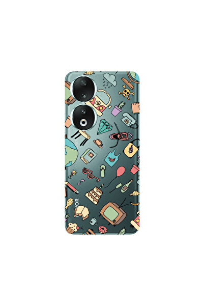 Other Honor 90 5G Best buds Transparent Silicone TPU Θήκη