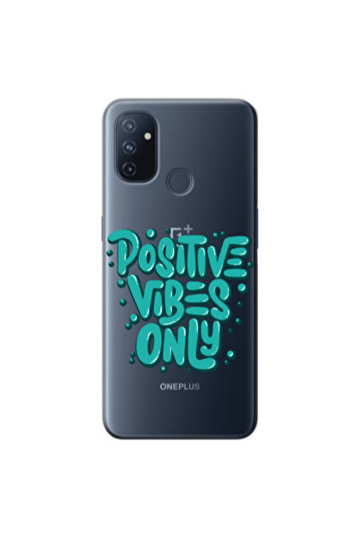 Other Oneplus Nord 100 Positive Vibes Only Transparent Silicone TPU Θήκη