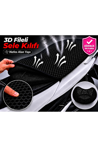 Vi Caro Husa scaun motocicleta Rutec Capri 50 Husa scaun din plasa 3D Protect...