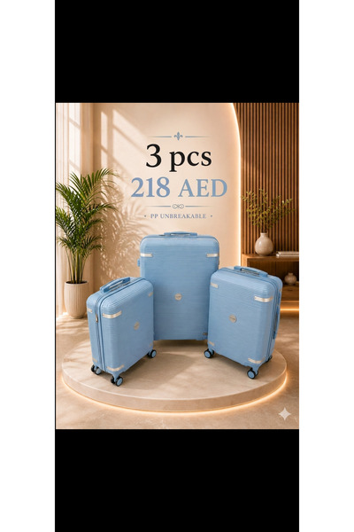 Yinton Luggage bag pp unbreakble 3 pcs offer pack