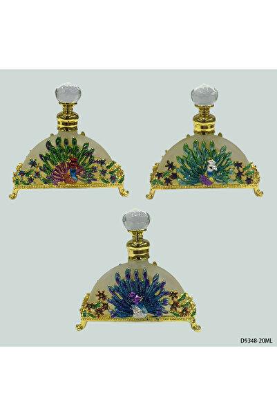 NUJET 3pcs Crystal Perfume Essential Oil Bottle 20ml D9348