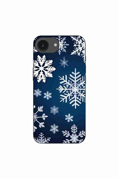 OEM Husa compatibila cu Apple iPhone 16e Silicon Gel Tpu Model Fulgi de Nea