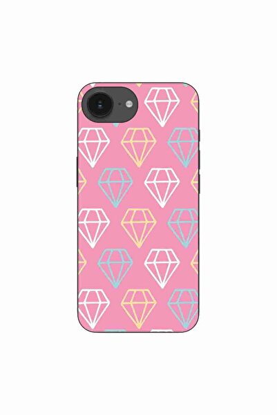 OEM Husa compatibila cu Apple iPhone 16e Silicon Gel Tpu Model Diamond Patter...