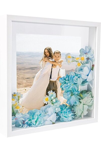 GraduationMall 11x11 3D Shadow Box Frame Deep Picture Frame Display Box for M...