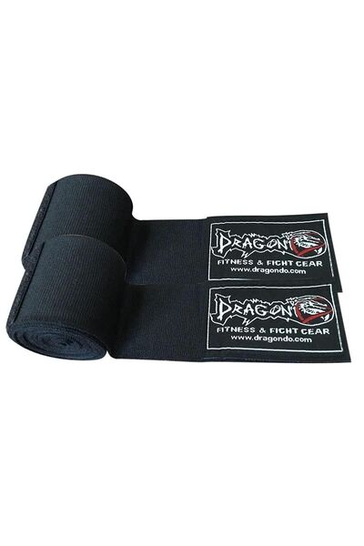 Dragondo La Noche Boks Eldiveni Seti Kick Boks Muay Thai Eldiveni ve 3,5 Mt Elite Elastik Bandaj ve Dişlik 3 lü Set