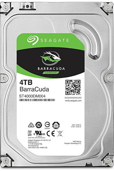 Seagate Barracuda 4TB Σκληρός Δίσκος HDD 3.5 " SATA III 5400rpm με 256MB Cach...