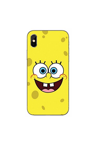OEM Husa compatibila cu Apple iPhone XS Max Silicon Gel Tpu Model Spongebob H...