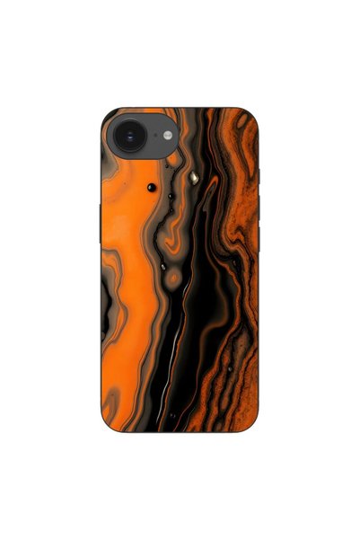 OEM Калъф, съвместим с Apple iPhone 16e, от силиконов гел TPU, с метален десе...