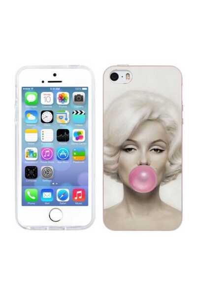 OEM Θήκη συμβατή με Apple iPhone 5S, iPhone 5, από σιλικόνη gel TPU, μοντέλο ...