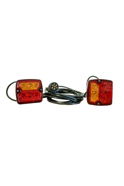RapidAuto Lampa auto pentru remorca 99LT222E, 12/24V; cu magnet; cu Lucas; cu...