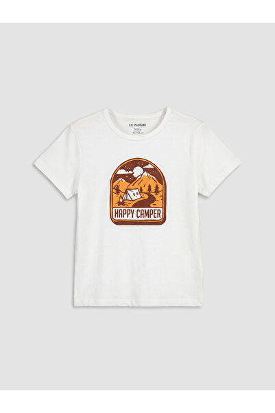 LC Waikiki Crew Neck Printed Boys' T-Shirt