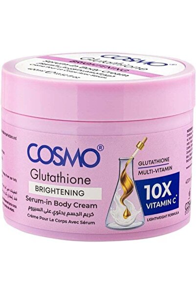 Cosmo Glutathione Brightening Serum-in Body Cream with Multi-Vitamins & 10X V...