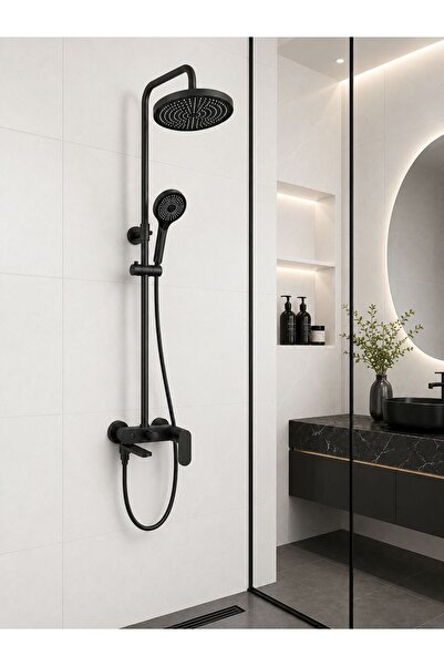 Radinavico Shower column, faucet included, brass