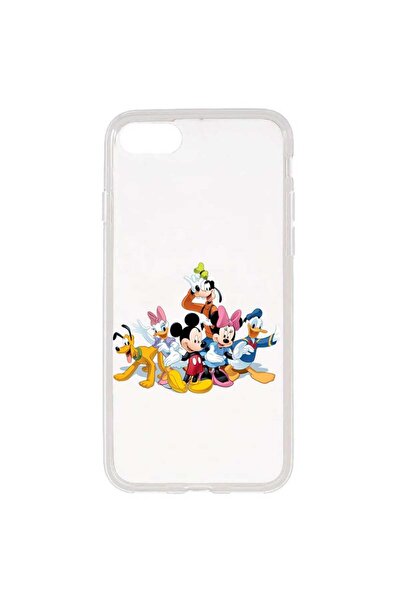 OEM Θήκη συμβατή με Apple iPhone 7, iPhone 8, iPhone SE 2020, Διαφανής με σχέ...