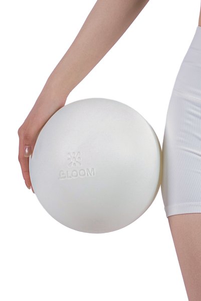 Bloom Minge de Pilates Premium LB7003 20 cm Albă + Pompă
