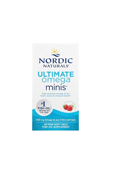 Nordic Naturals Ultimate Omega 2X Strawberry 1120mg 60 Mini Soft Gels -
