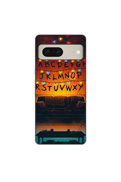 OEM Θήκη συμβατή με Google Pixel 8, από σιλικόνη gel TPU, με σχέδιο Stranger ...