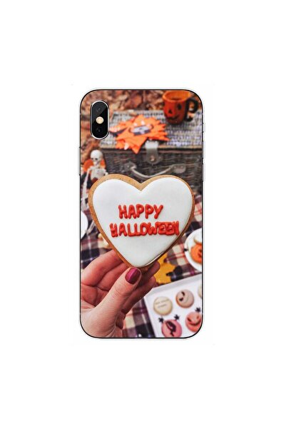 OEM Husa compatibila cu Apple iPhone XS Max Silicon Gel Tpu Model Happy Hallo...
