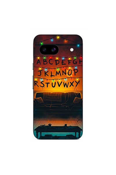 OEM Husa compatibila cu Google Pixel 8A Silicon Gel Tpu Model Stranger Things...