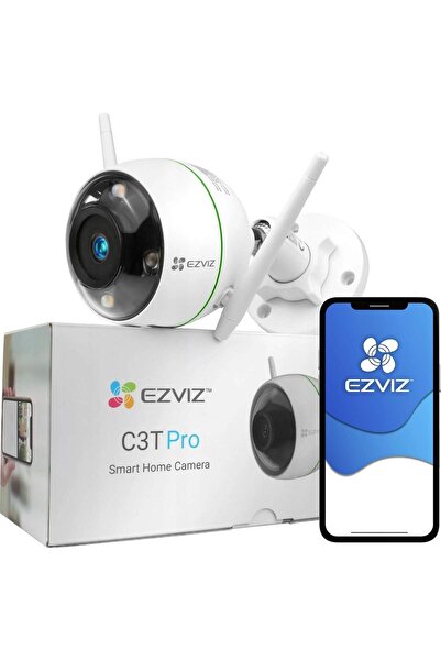 EZVIZ C3T+ Pro - 4 MP Wi-Fi Bullet Kamera (H.265) 1080p; Hava dayanımı; Harek...