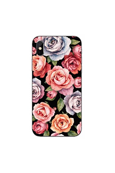 OEM Husa compatibila cu Apple iPhone XS Max Silicon Gel Tpu Model Colorfull R...