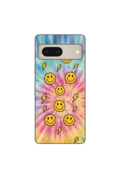 OEM Husa compatibila cu Google Pixel 7 Silicon Gel Tpu Model Retro Smiley Faces