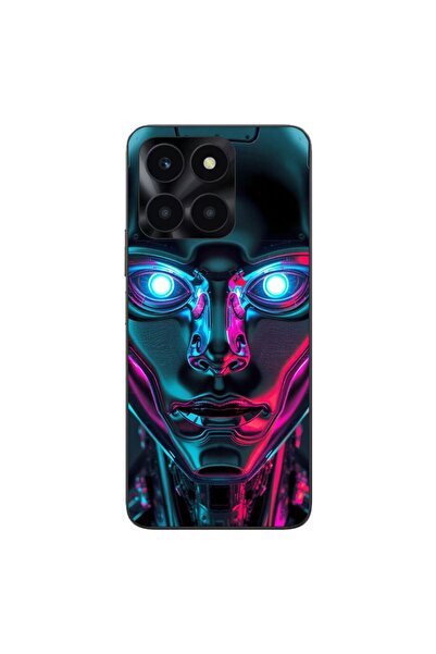 OEM Husa compatibila cu Honor X6a Silicon Gel Tpu Model Chrome Humanoid
