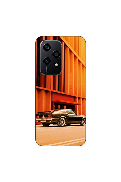 OEM Husa compatibila cu Honor 200 Lite Silicon Gel Tpu Model Mustang Sunset