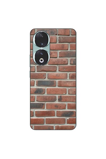 OEM Husa compatibila cu Honor 90 5G Silicon Gel Tpu Model Brick Wall
