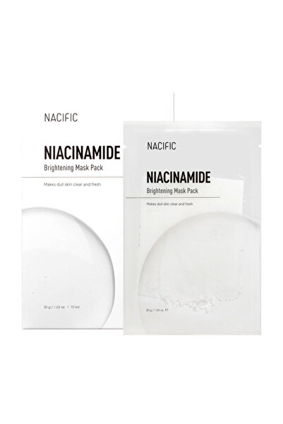 Nacific Niacinamide Brightening Fabric facial mask with brightening niacinami...