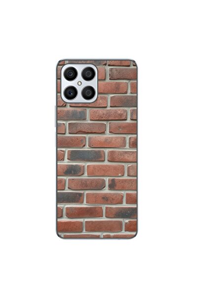 OEM Husa compatibila cu Honor X8 4G Silicon Gel Tpu Model Brick Wall