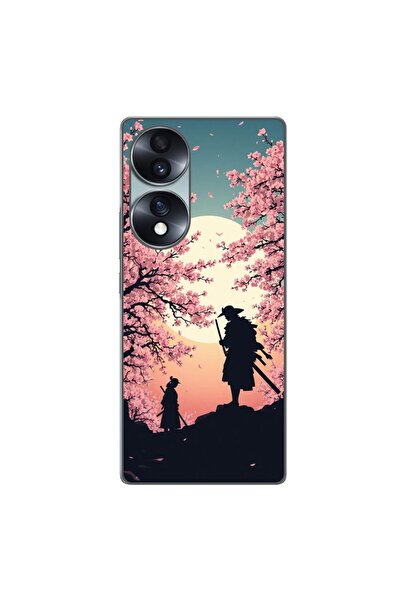 OEM Θήκη συμβατή με Honor 70 από σιλικόνη gel TPU με σχέδιο Προπόνηση Σαμουράι
