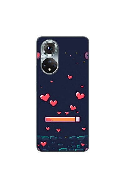 OEM Калъф, съвместим с Honor 50, от силиконов гел TPU, с пикселен десен тип  ...