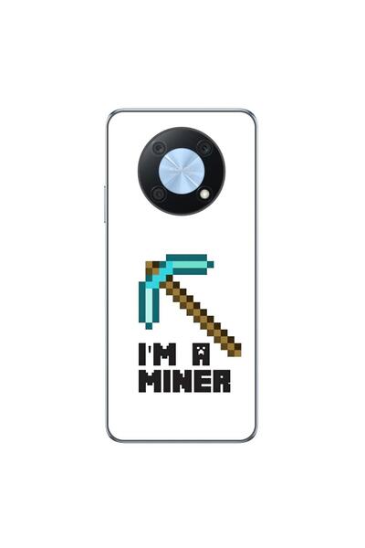 OEM Husa compatibila cu Huawei Nova Y90 Silicon Gel Tpu Model Minecraft Miner