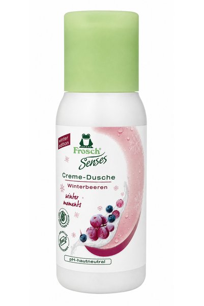 Frosch Senses Winterbeeren Winter Fruit Cream Shower Gel Ph Skin Neutral Travel Size 2X50 ml