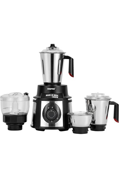 Geepas 5-in-1 Blender with Stainless Steel Jar, 1.5 Liter Capacity
