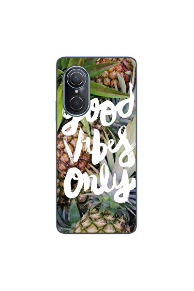 OEM Husa compatibila cu Huawei Nova 9 SE Silicon Gel Tpu Model Good Vibes Only