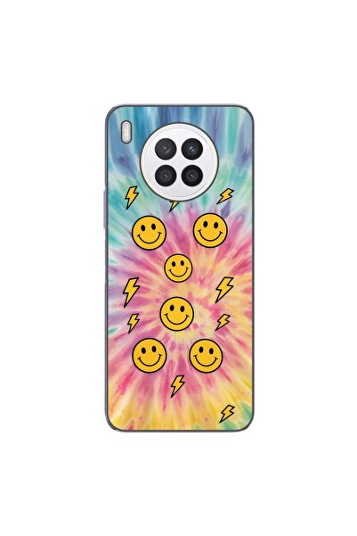 OEM Калъф, съвместим с Huawei Nova 8i, силиконов гел TPU, с ретро шарка на ус...
