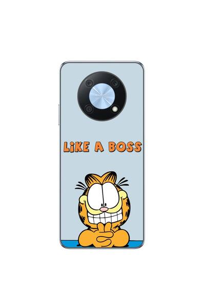 OEM Husa compatibila cu Huawei Nova Y90 Silicon Gel Tpu Model Garfield Like A...