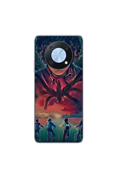 OEM Θήκη συμβατή με Huawei Nova Y90 από σιλικόνη gel TPU με σχέδιο Stranger T...