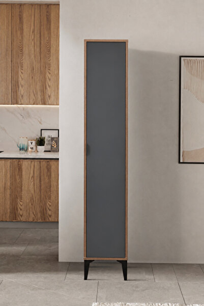 SARMOBİ Arden Tek Kapaklı Çok Amaçlı Mutfak/Kiler Dolabı 35x190x37 cm