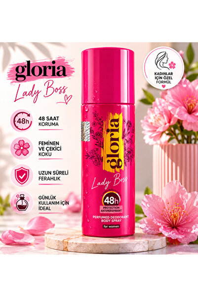 Gloria Parfümlü Deodorant Body Spray 150 ml